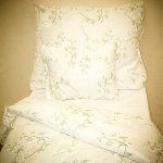 3 részes szatén ágyneműgarnitúra Fehér Orchidea