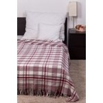 Pléd pamut-akril, mintás - Wine