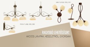 Miki - Fiona akciós lámpák